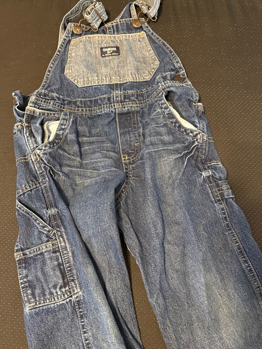 OshKosh B'gosh kids Dark Blue Denim Overalls